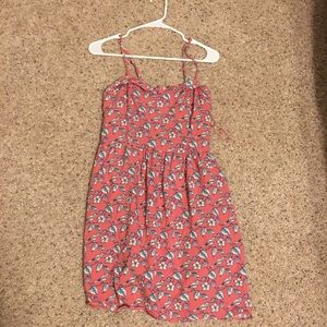 Small sundress with bird pattern